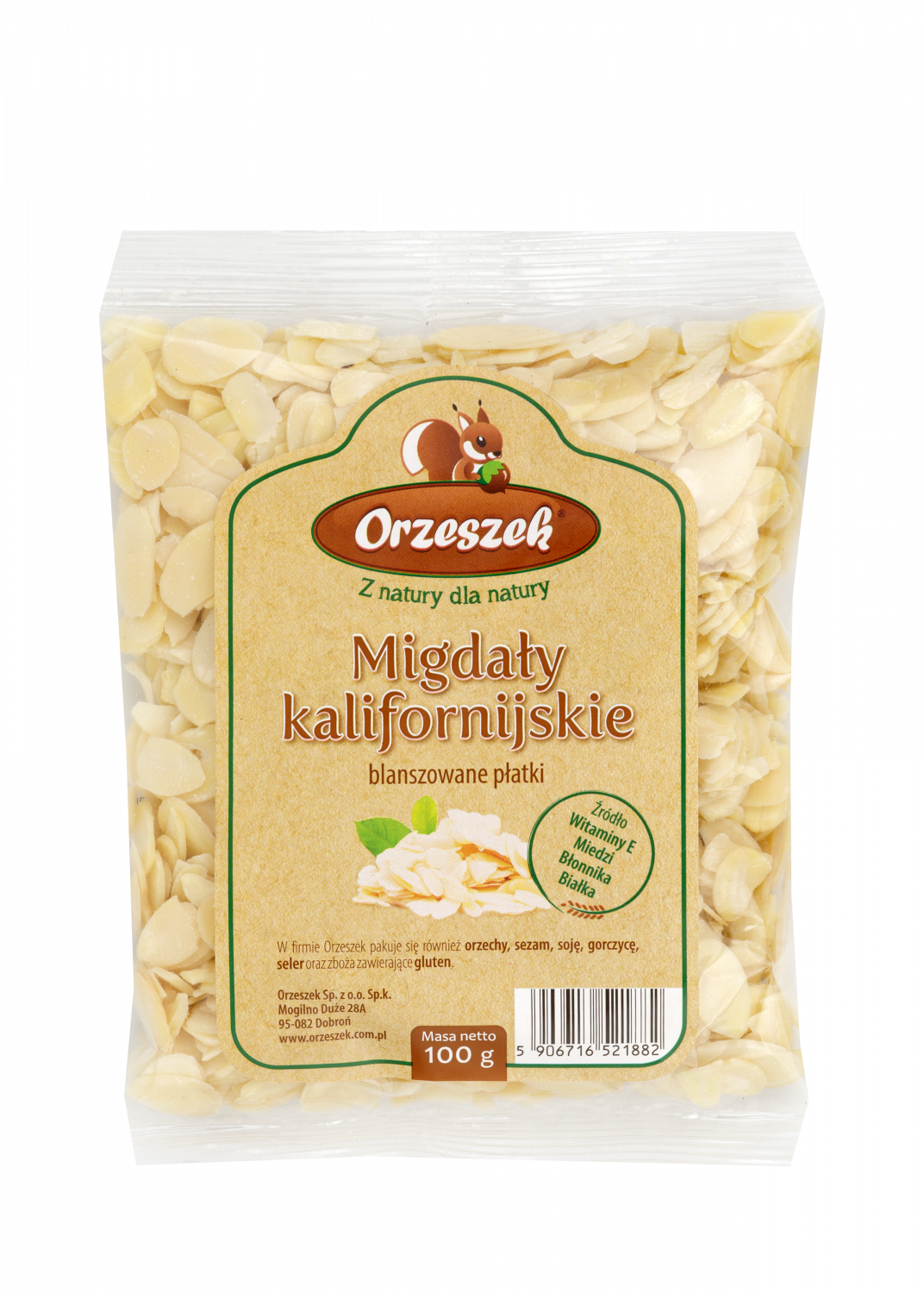 Płatki migdałowe Orzeszek - 500 g