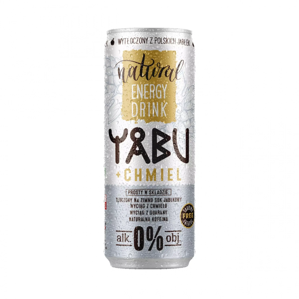 Yabu - Natural Energy Drink + chmiel 250 ml