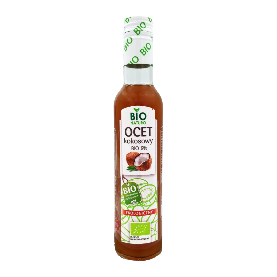 Ekologiczny ocet kokosowy 5% BIO Bio Naturo 250 ml