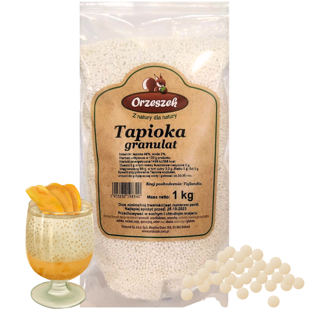 Tapioka granulat 1kg Orzeszek