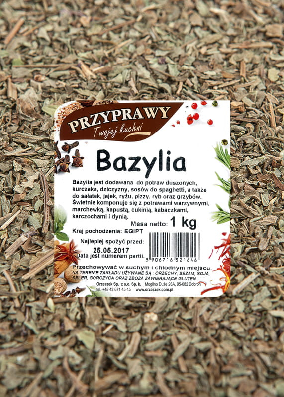 Bazylia Przyprawy Twojej kuchni - 1 kg