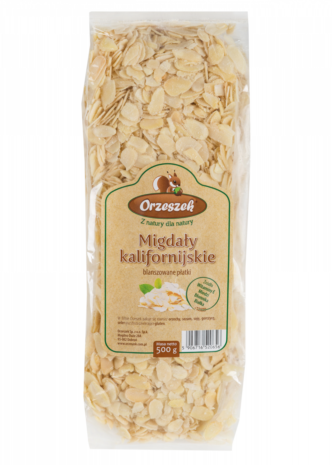 Płatki migdałowe Orzeszek - 50 g