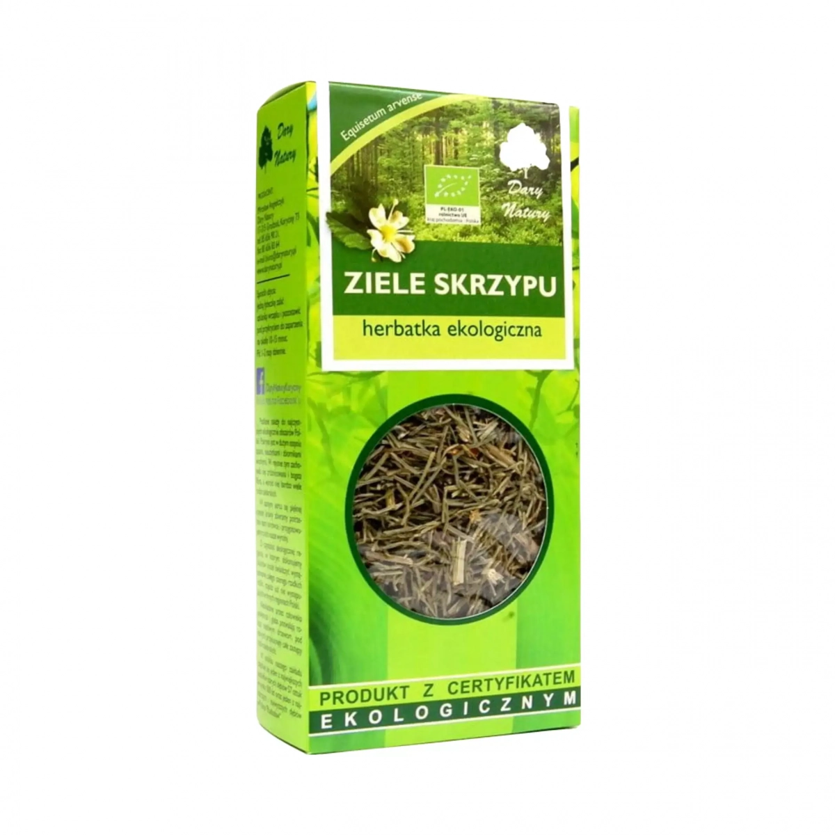 Herbatka ziele skrzypu EKO 25g Dary Natury