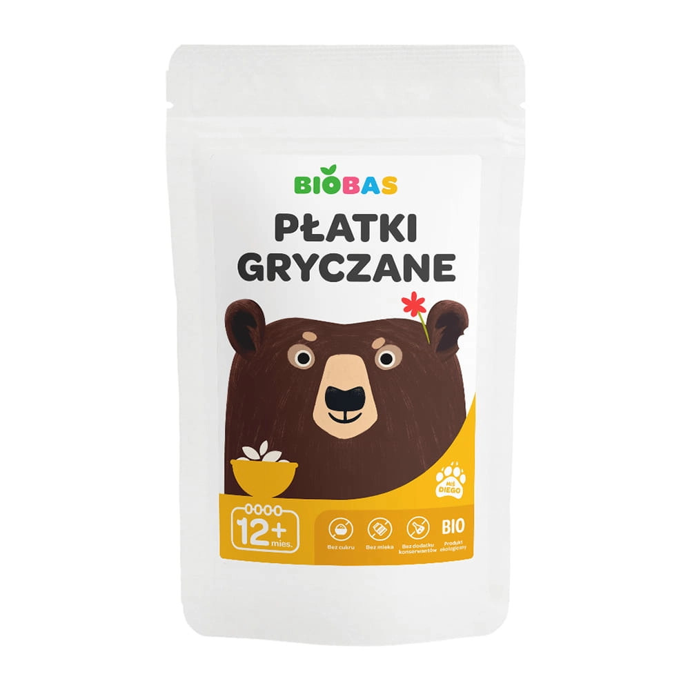 Płatki gryczane BIO 220g BioBas