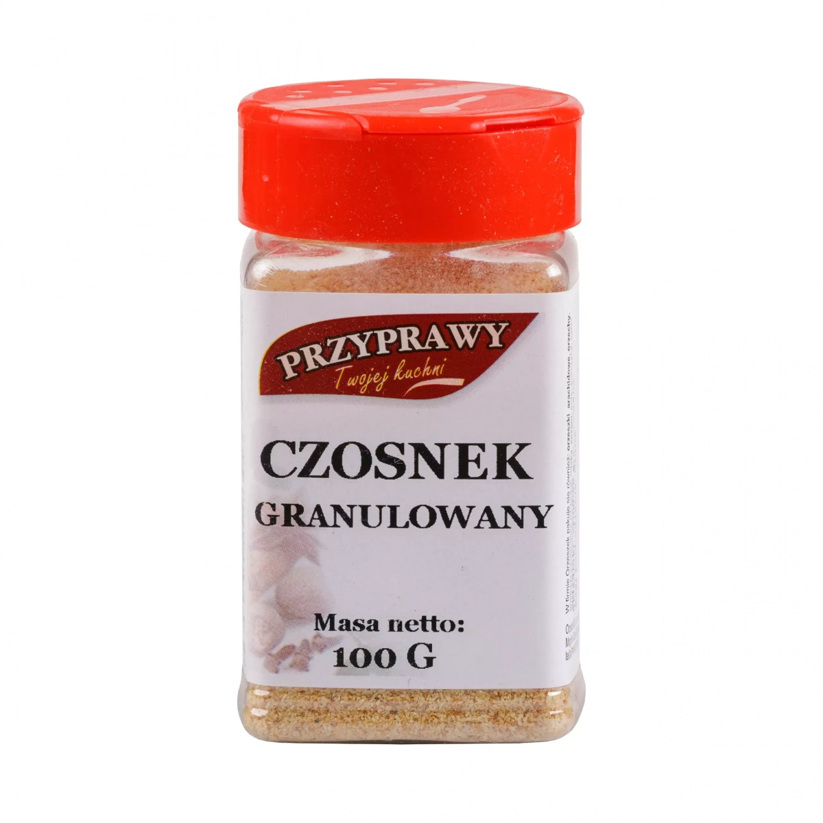 Czosnek granulowany Słoik 100g Przyprawy Twojej kuchni