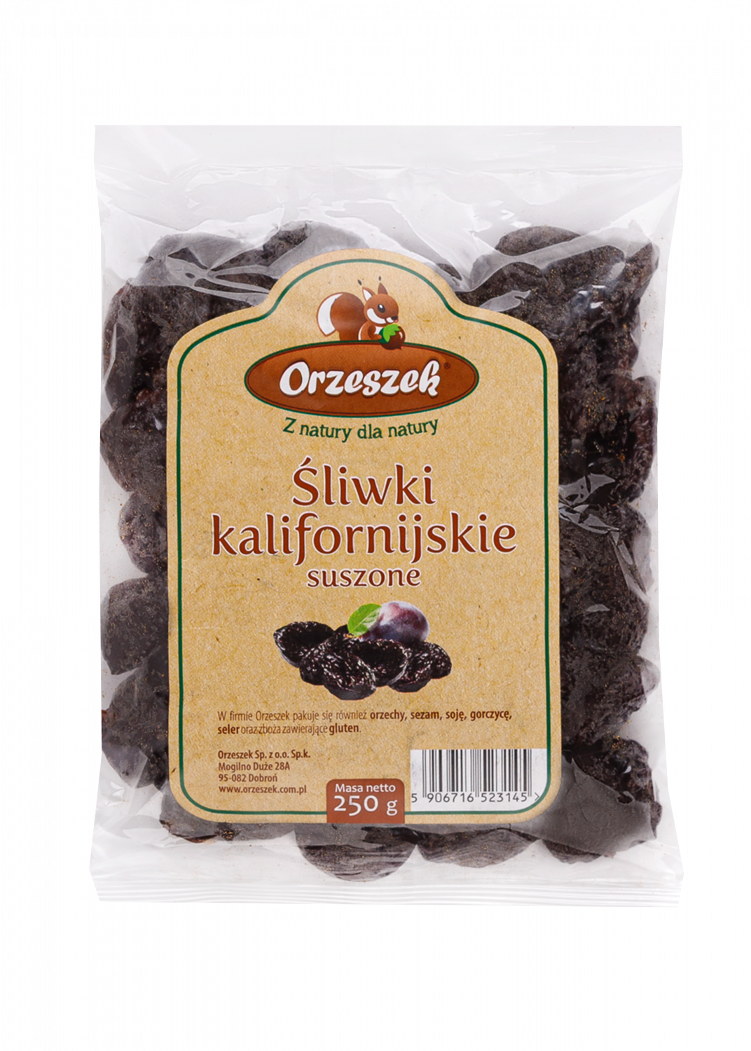 Śliwki suszone Orzeszek - 450 g