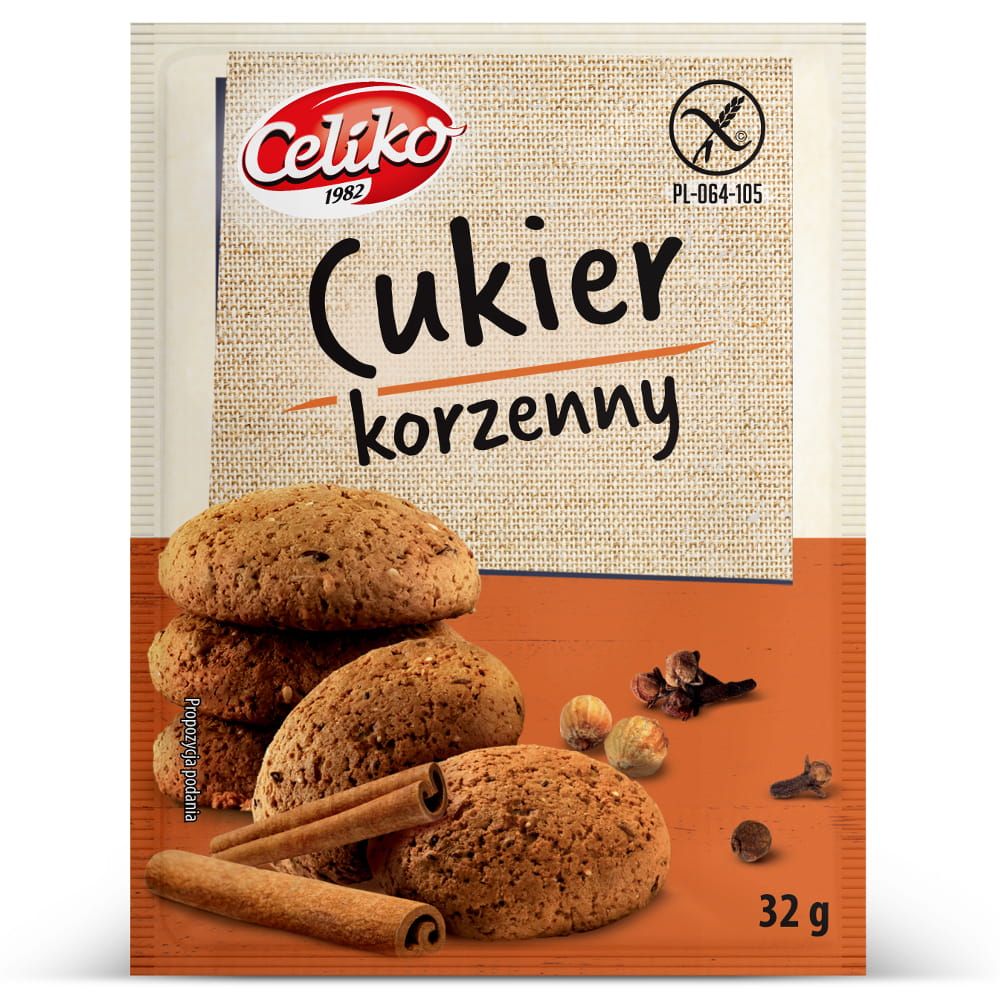 Cukier korzenny bezglutenowy 32g Celiko