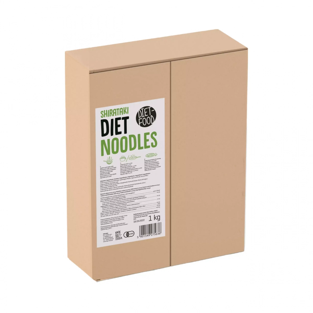 Bio Makaron Shirataki Konjac Noodles Diet Food - 385 g