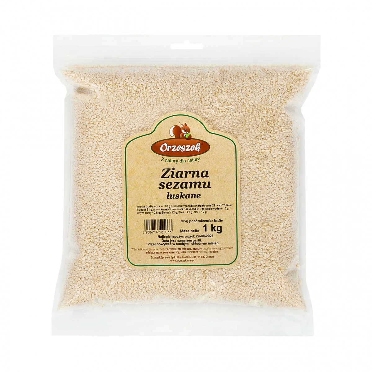 Ziarno sezamowe Orzeszek - 150 g