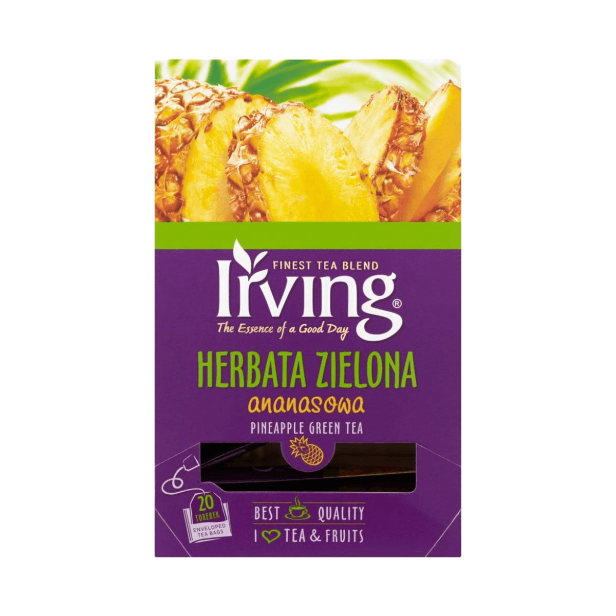 Herbata Zielona Ananas Green Tea ( 20 torebek) Irwing