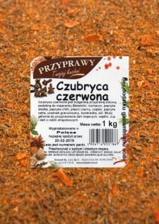 Czubryca czerwona Przyprawy Twojej kuchni - 50 g