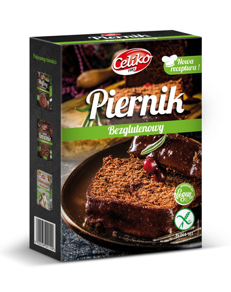 Bezglutenowa mieszanka do piernika 300g Celiko