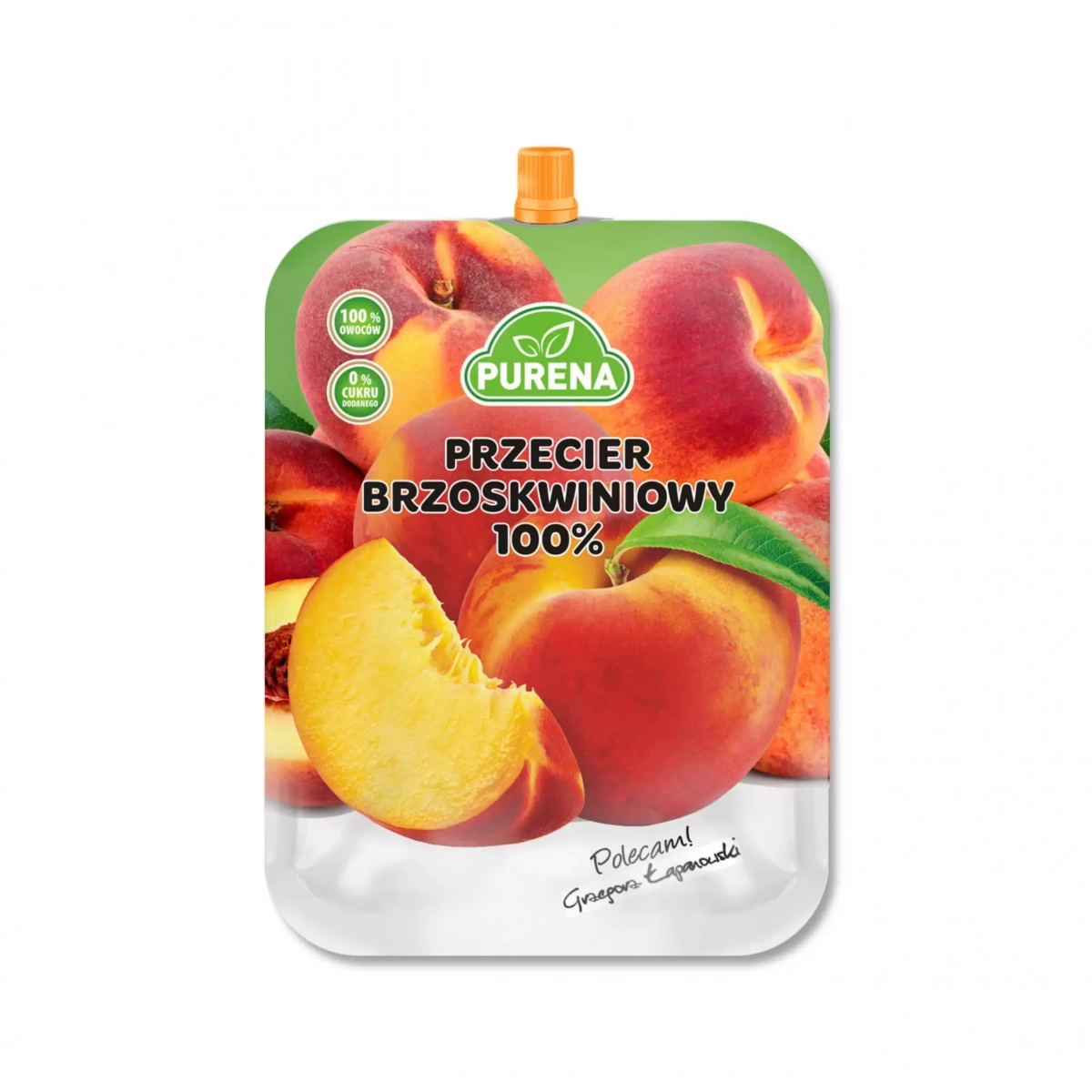 Przecier brzoskwiniowy 100% 350 g Purena