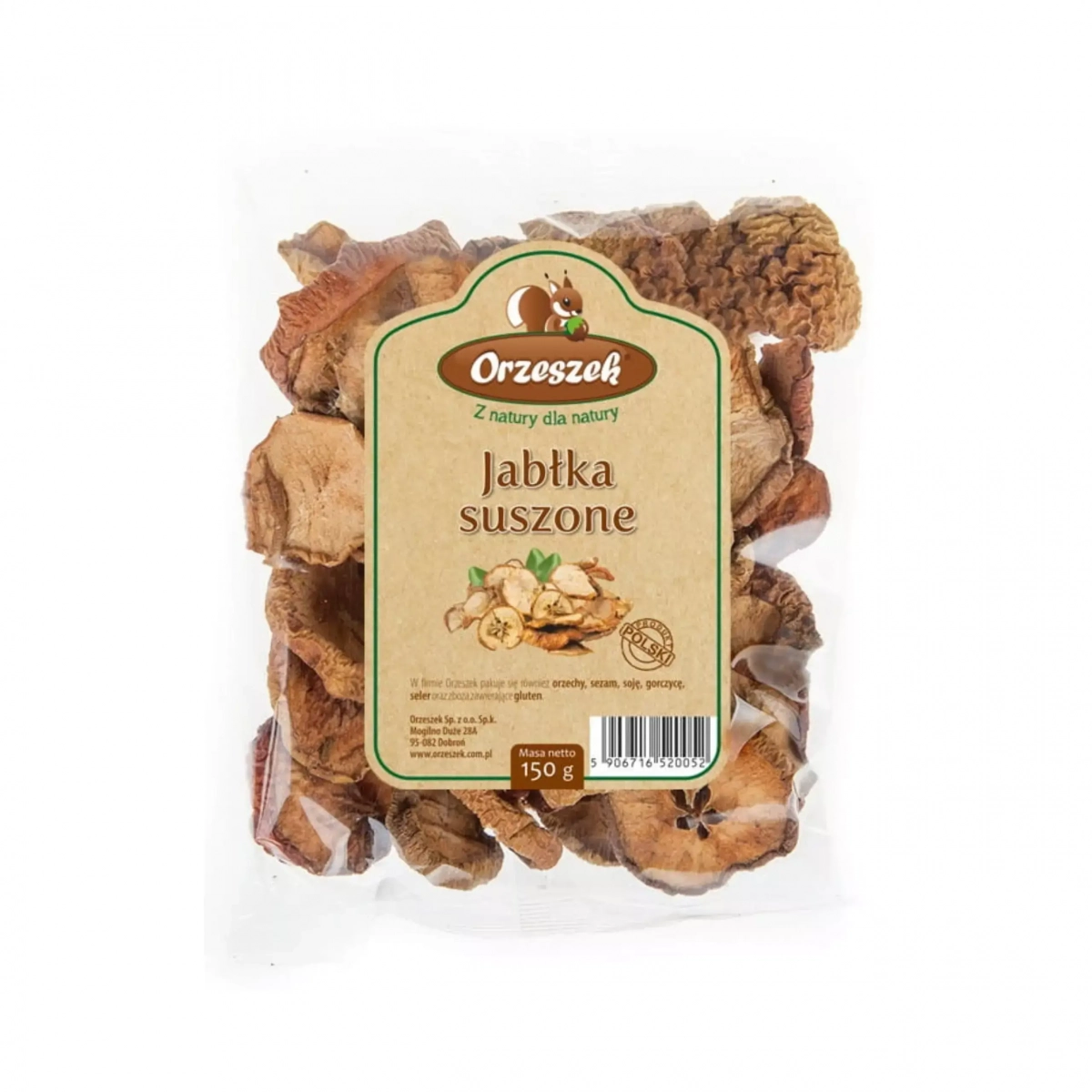 Jabłka suszone Orzeszek - 1 kg