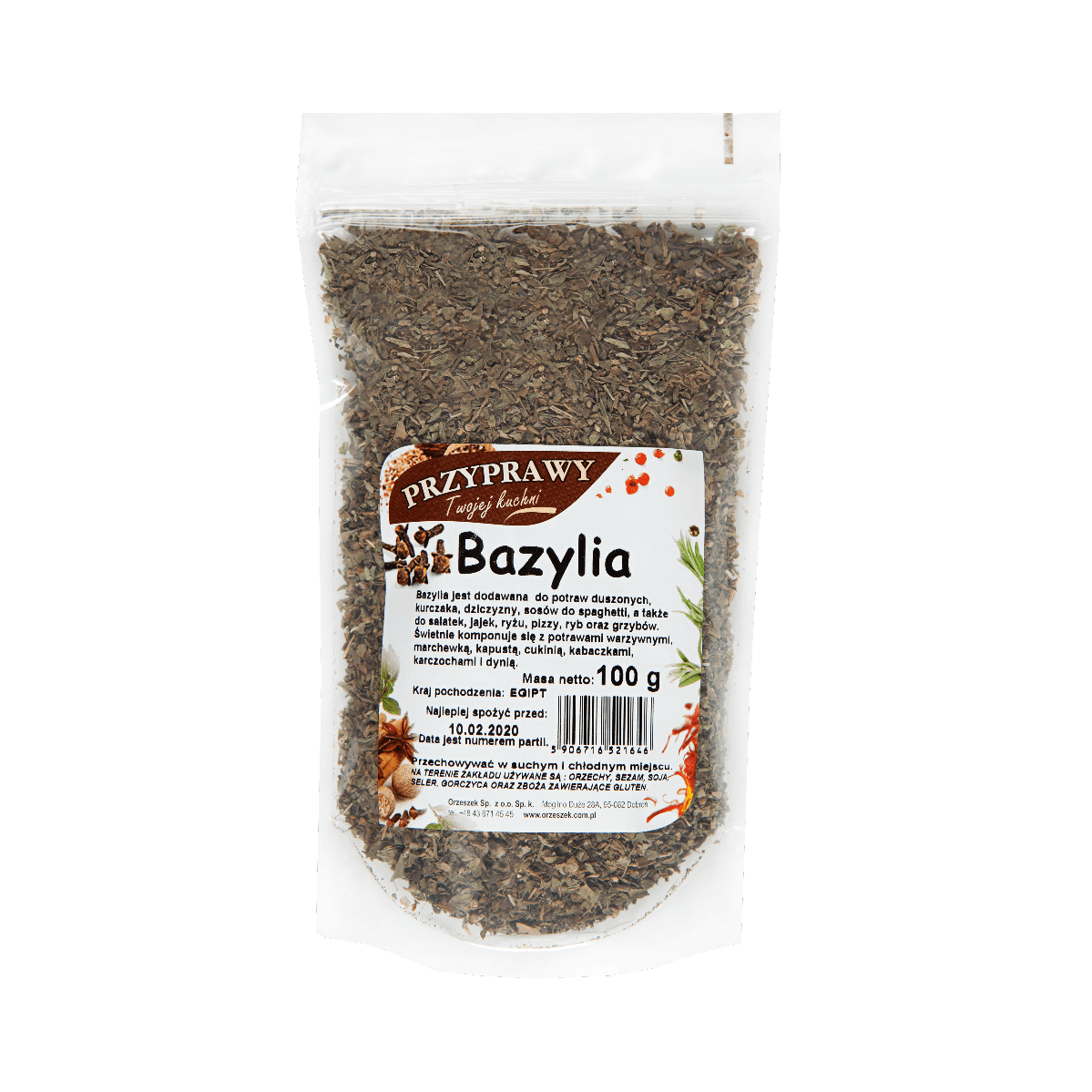 Bazylia Przyprawy Twojej kuchni - 1 kg