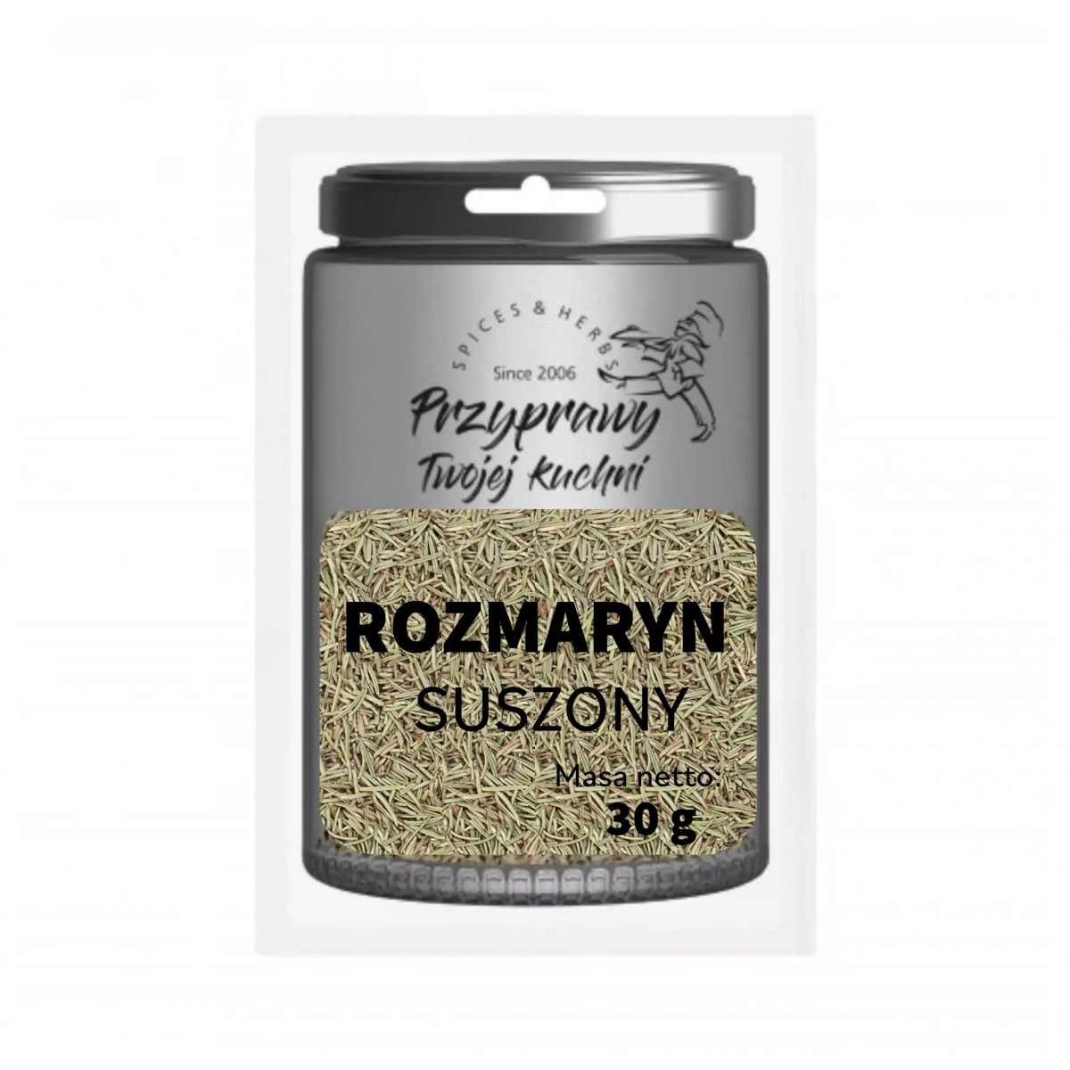 Rozmaryn suszony Przyprawy Twojej kuchni - 30 g