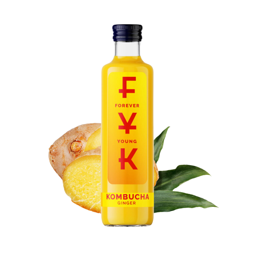 Kombucha Ginger 0,25l Napój Forever Young FYK