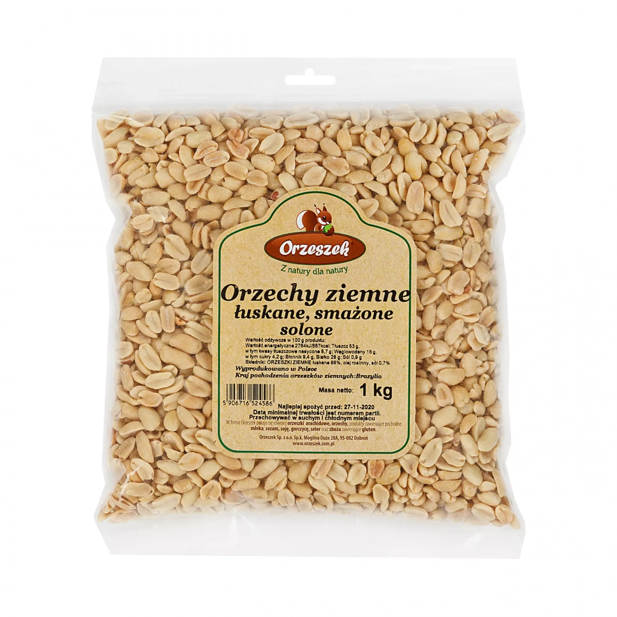 Orzechy ziemne prażone solone Orzeszek - 300 g