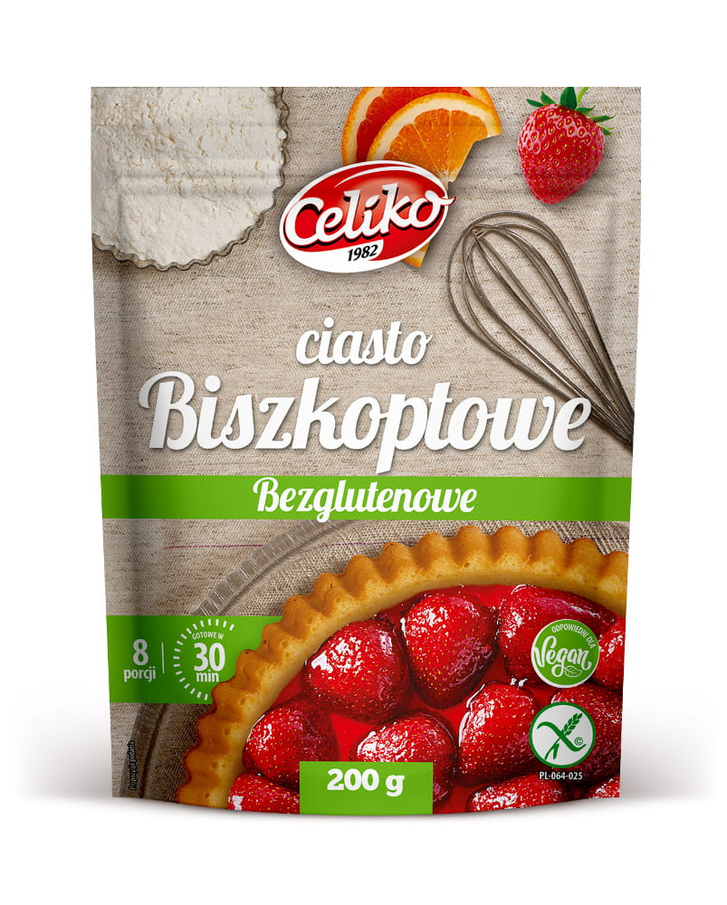 Bezglutenowa mieszanka do ciasta biszkoptowego 200g Celiko