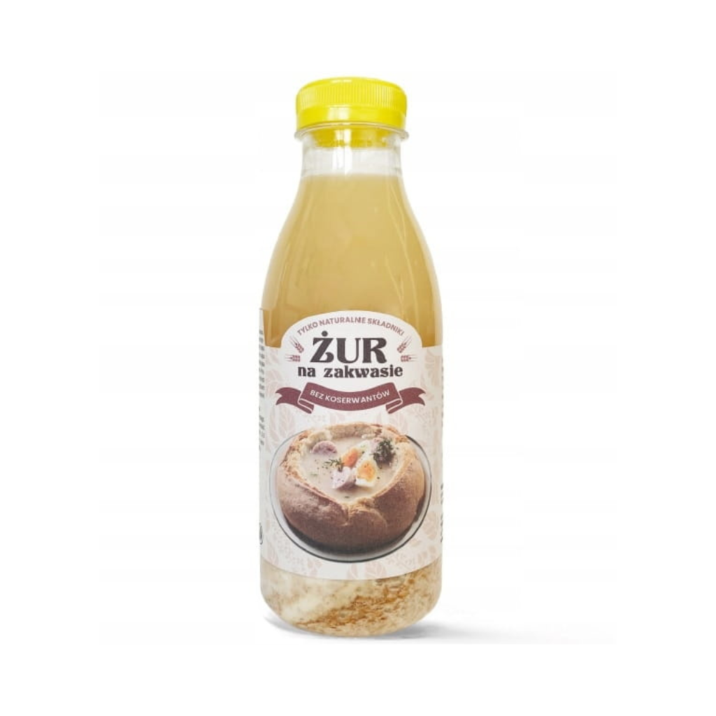 Żur na zakwasie 500 ml Naturalny Niepasteryzowany Naturo