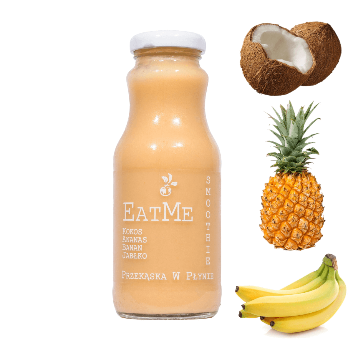 Smoothie kokos. ananas. banan. jabłko EATME 250 ml Sadvit