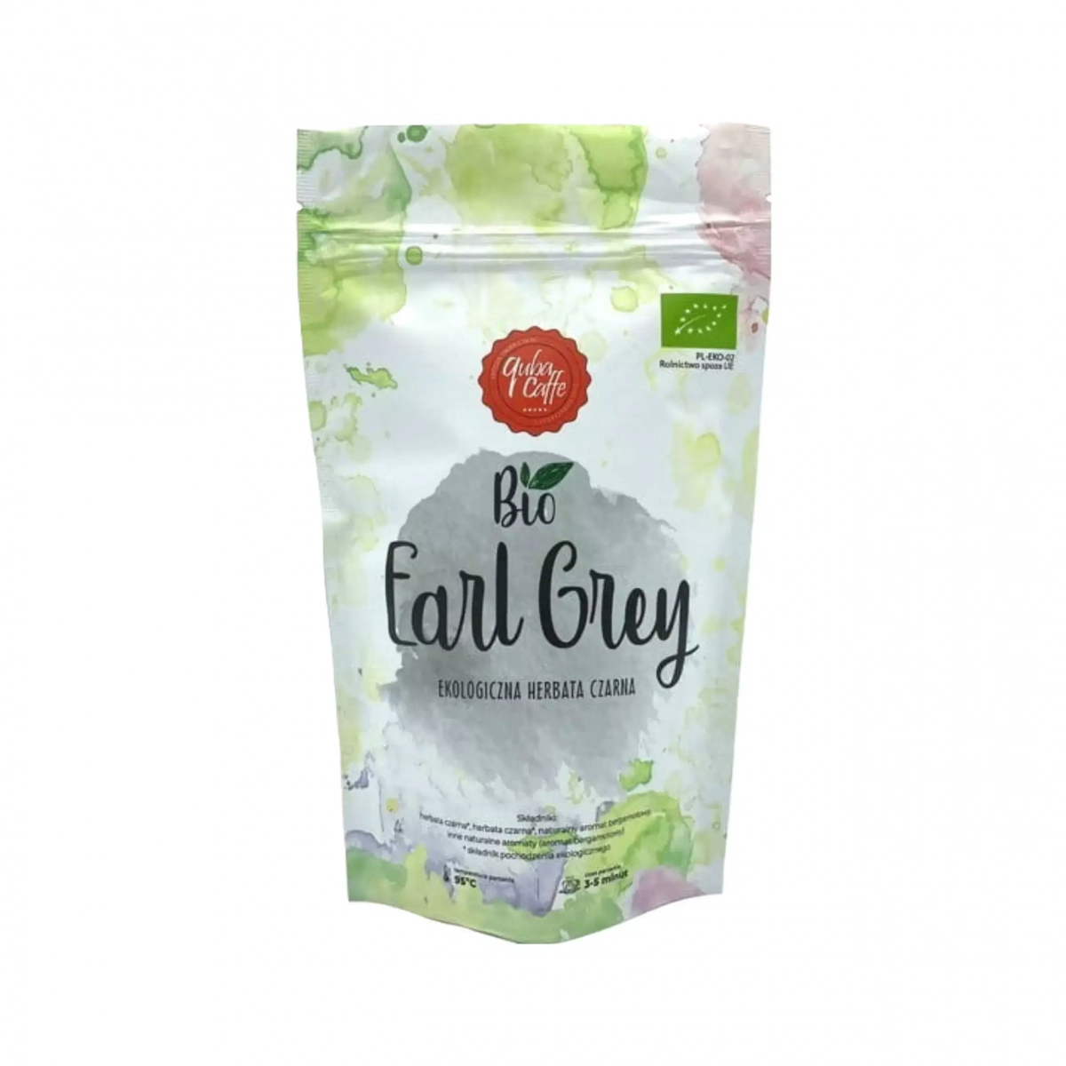 Ekologiczna herbata czarna Earl Grey z bergamotką 100g Quba Caffe