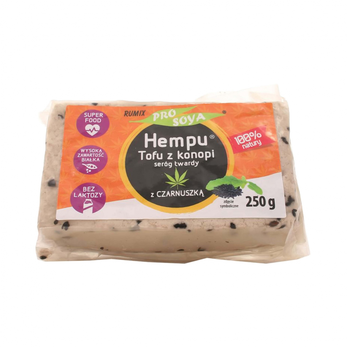 Tofu z konopi z czarnuszką 250g Pro Soya