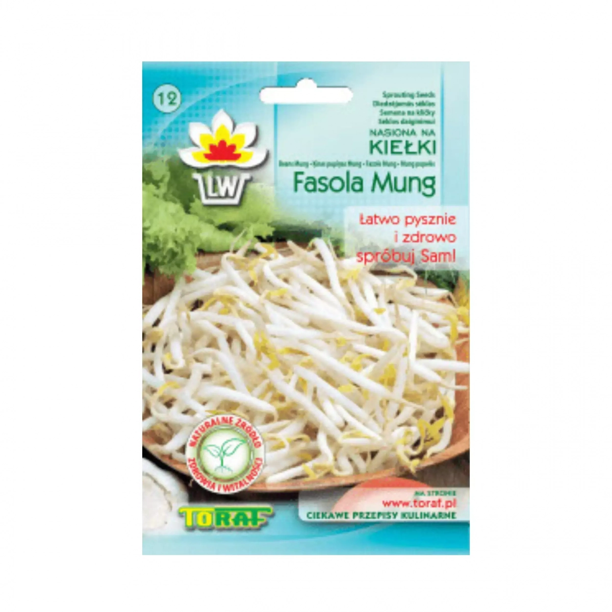 Kiełki - Fasola Mung 50 g Toraf - 250 g