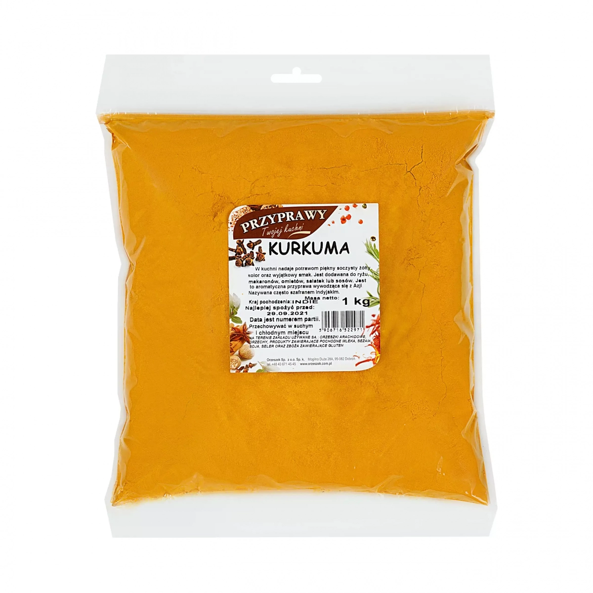 Kurkuma Przyprawy Twojej kuchni - 230 g