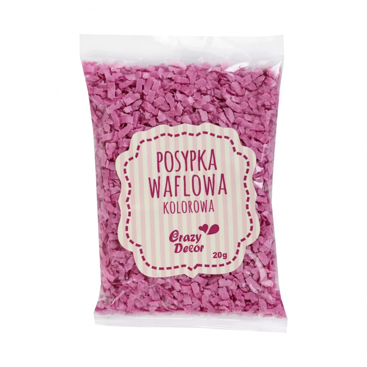 Posypka waflowa mix kolorów 20g Orzeszek
