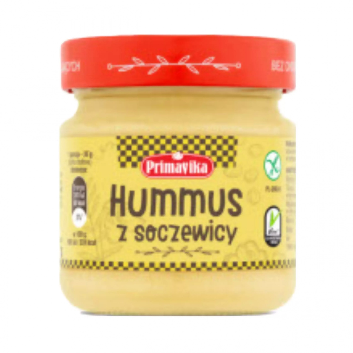 Hummus z soczewicy Bezglutenowy 185 g Primavika