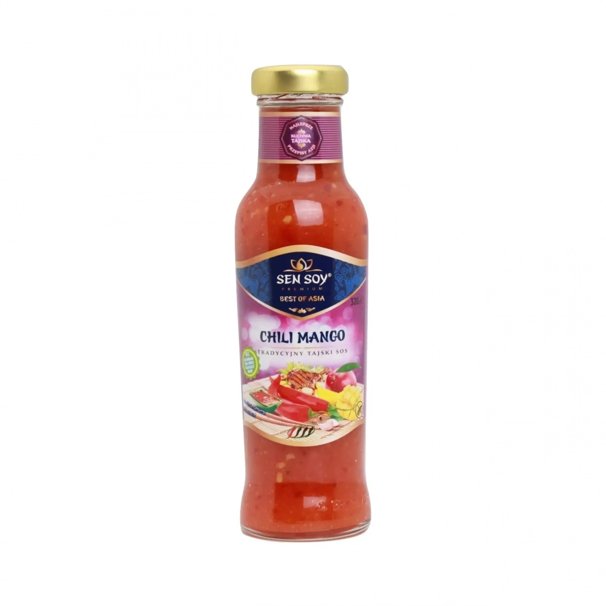 Tradycyjny sos tajski - Chili i Mango 320 g Sen Soy