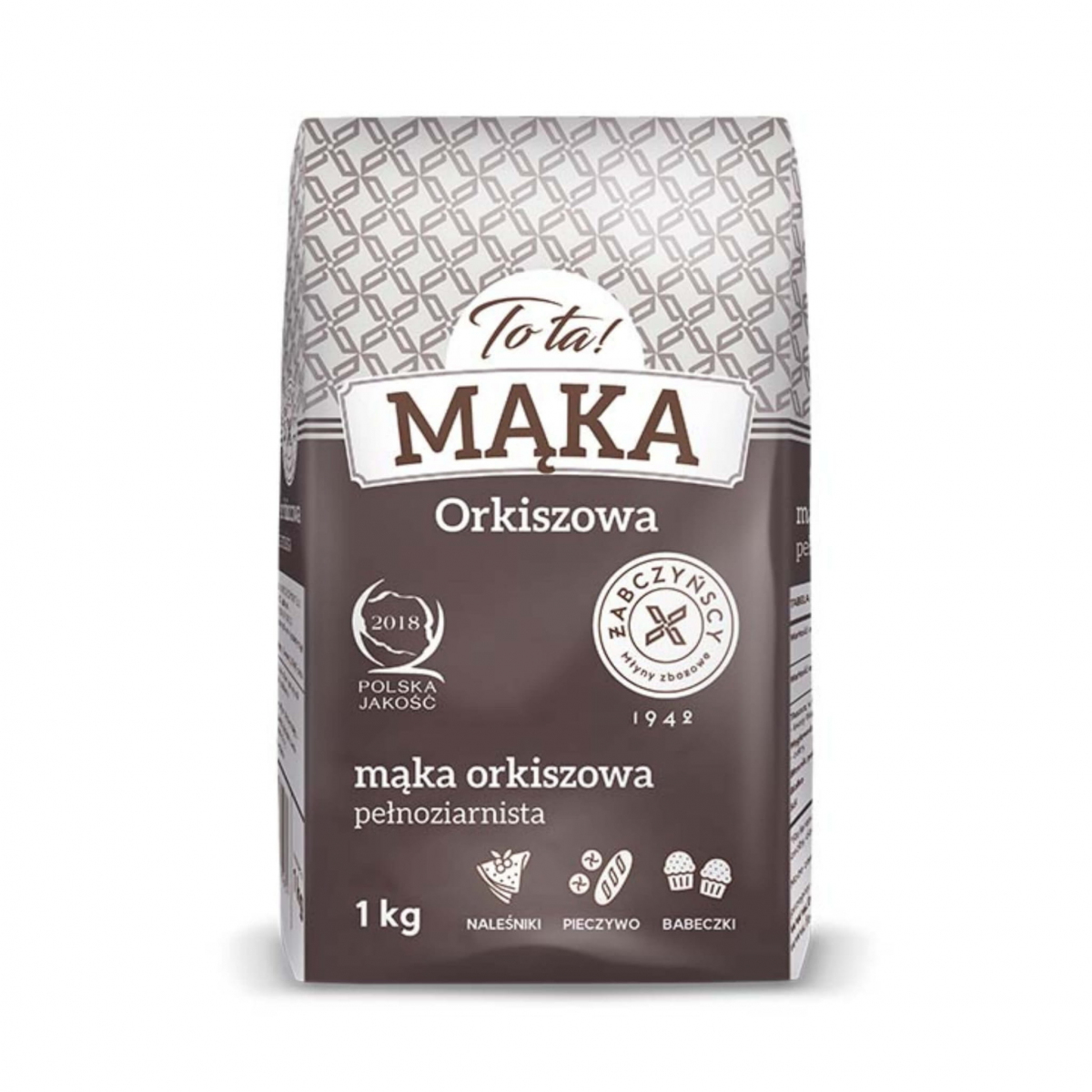 Mąka ORKISZOWA pełnoziarnista 1kg To ta Mąka