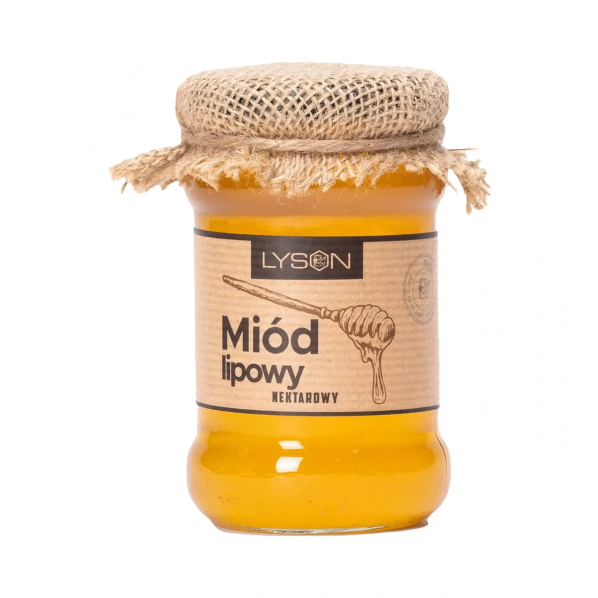 Miód lipowy nektarowy 400g Łysoń Słoik TWIST OFF