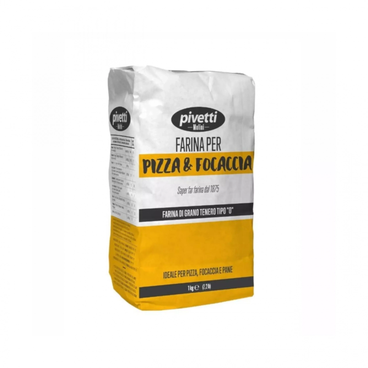 Mąka do pizzy FOCACCIA 1kg Pivetti