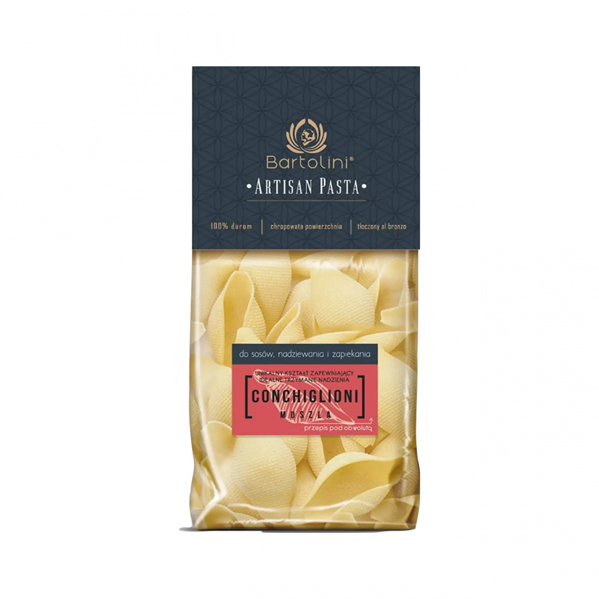 Artisan Makaron Durum - muszle (Conchiglioni) 300 g Bartolini