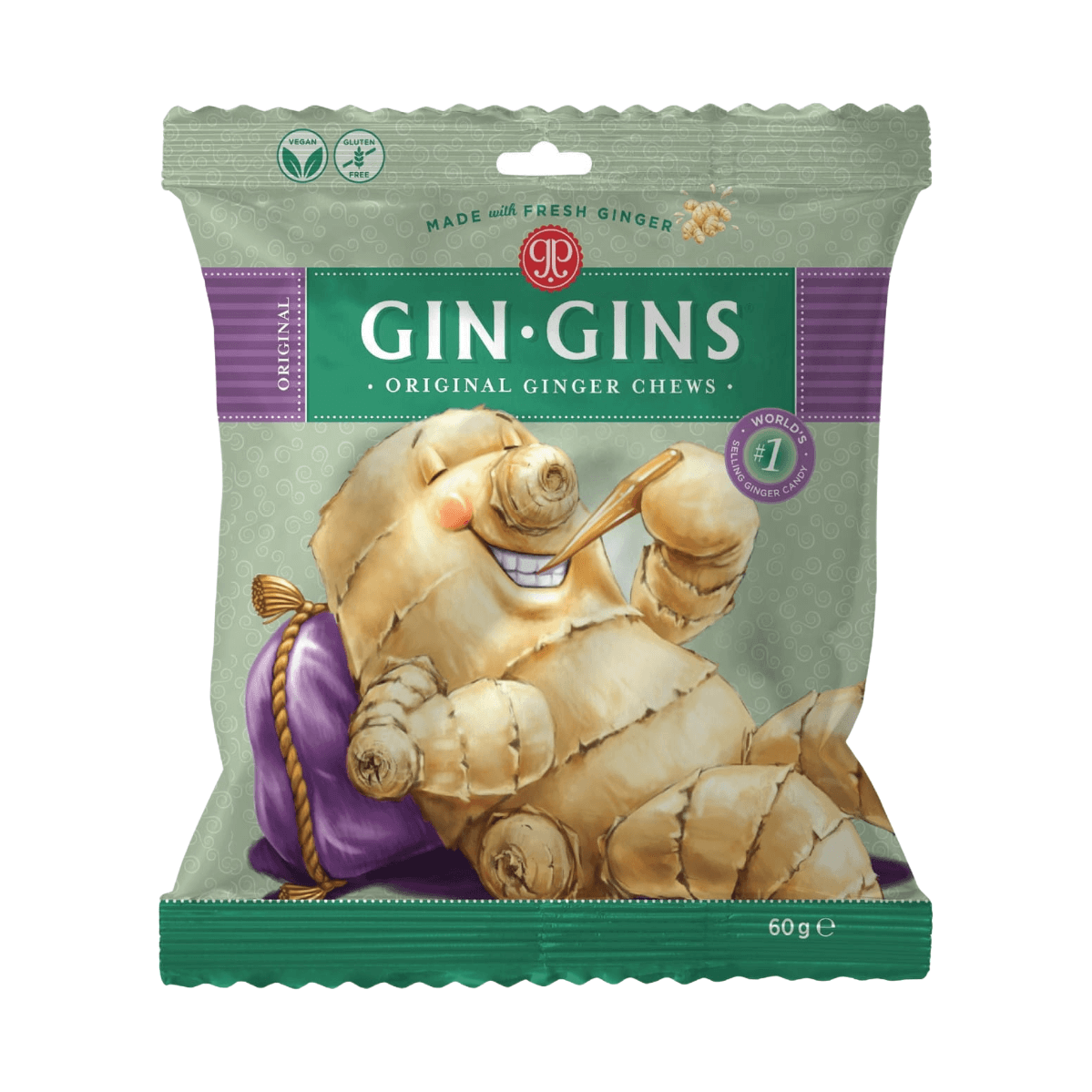 Miękkie cukierki imbirowe 60 g The Ginger People