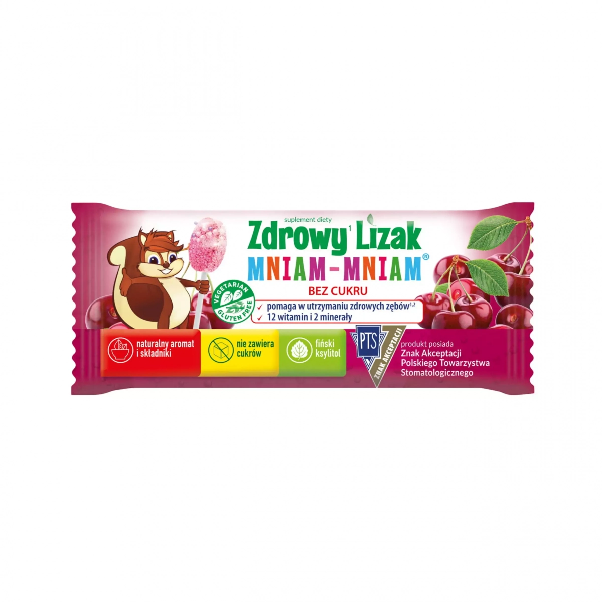 Zdrowy lizak z witaminami 4 + 1 GRATIS Mniam-Mniam