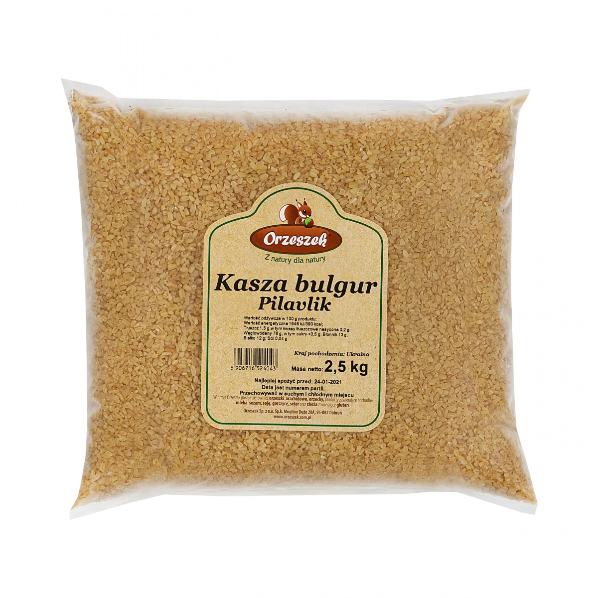 Kasza bulgur Orzeszek - 2,5