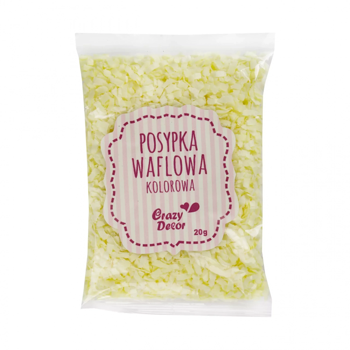 Posypka waflowa mix kolorów 20g Orzeszek