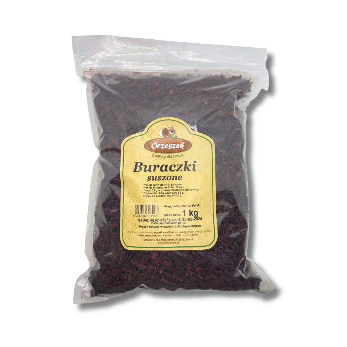 Buraczki suszone Orzeszek - 100 g