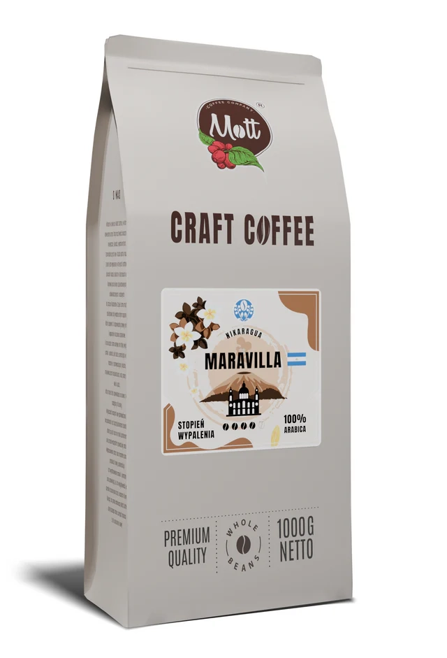 Kawa ziarnista 100% Arabica Craft Coffee Maravilla Nikaragua 1000g 1kg Mott