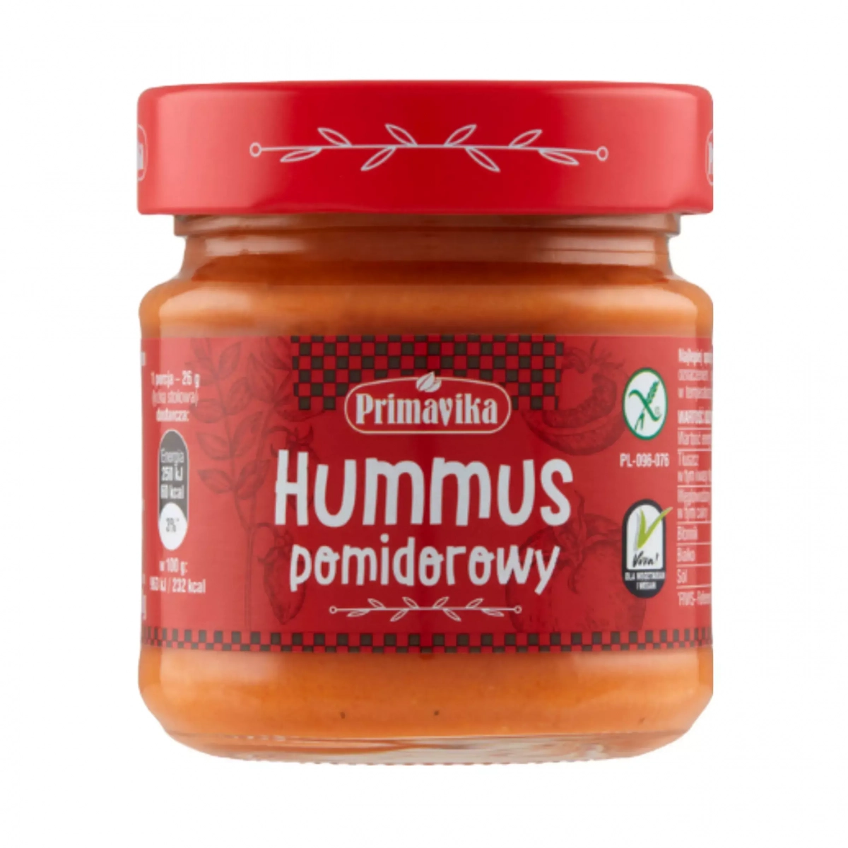 Hummus pomidorowy 160g Primavika