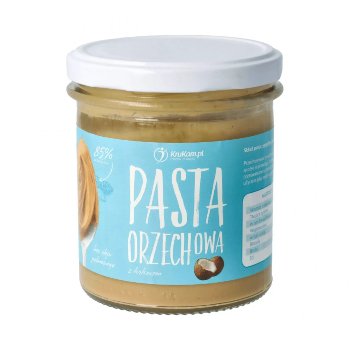 Pasta orzechowa z kokosem 300g Krukam