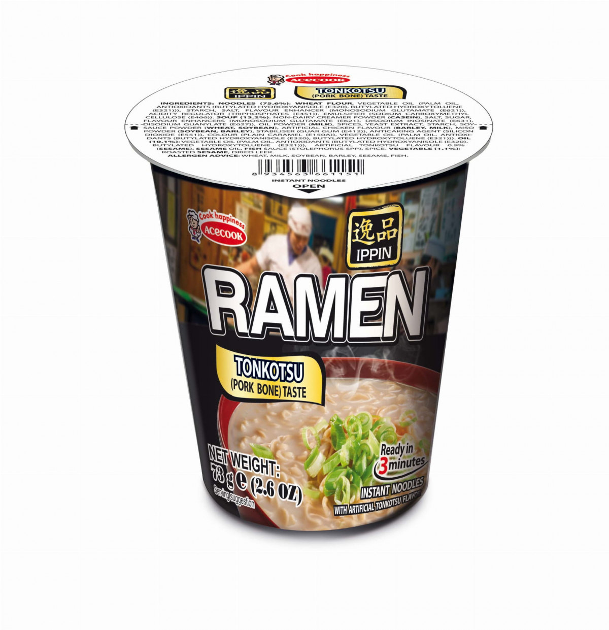 Ramen Ippin Tonkotsu 73g Sen Soy