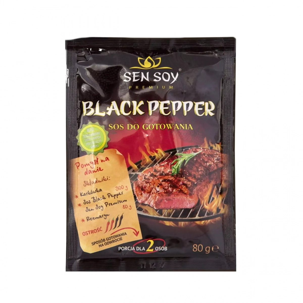 Sos/marynata do dań Black Pepper - pikantna 80 g Sen Soy