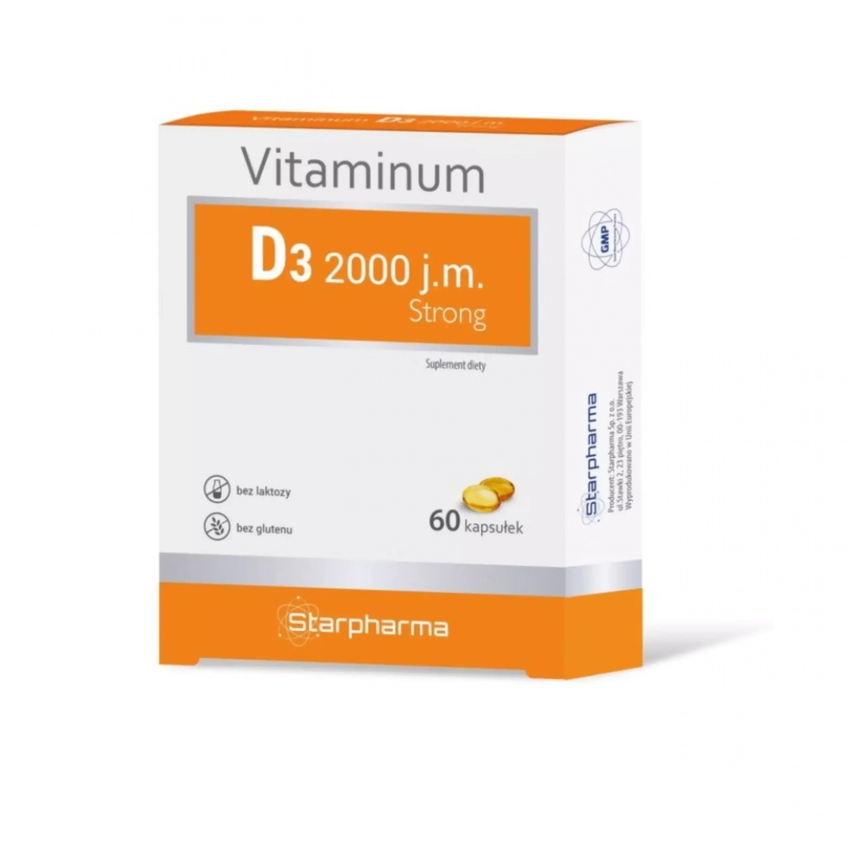 Vitaminum D3 2000 Strong 60 kapsułek Starpharma