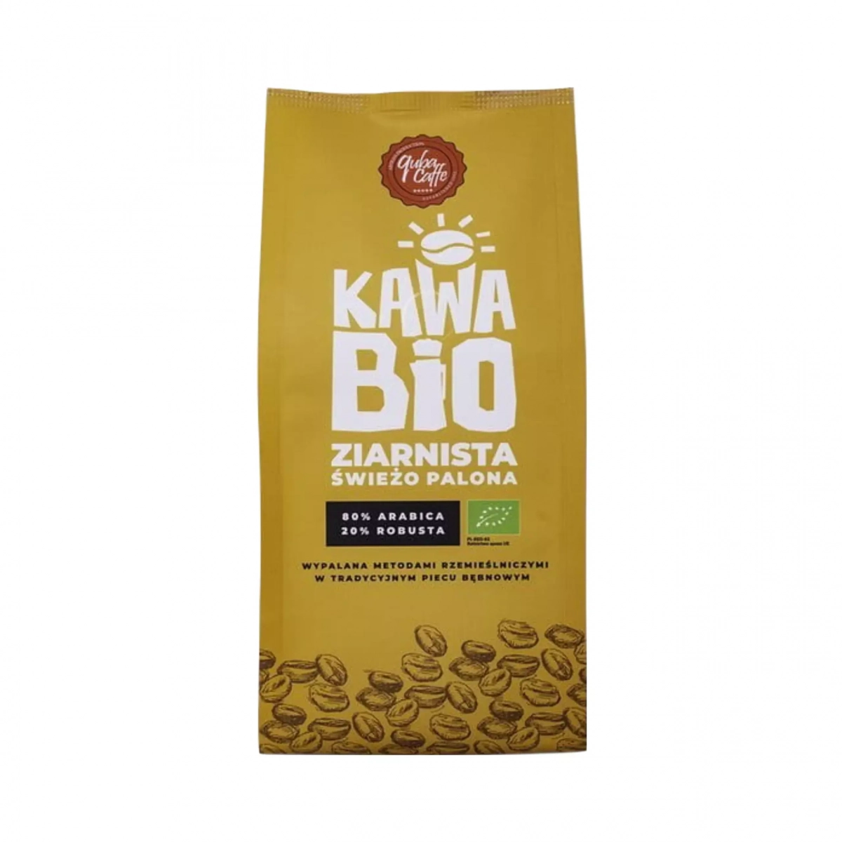 Ekologiczna kawa mielona 80/20 250 g Quba Caffe