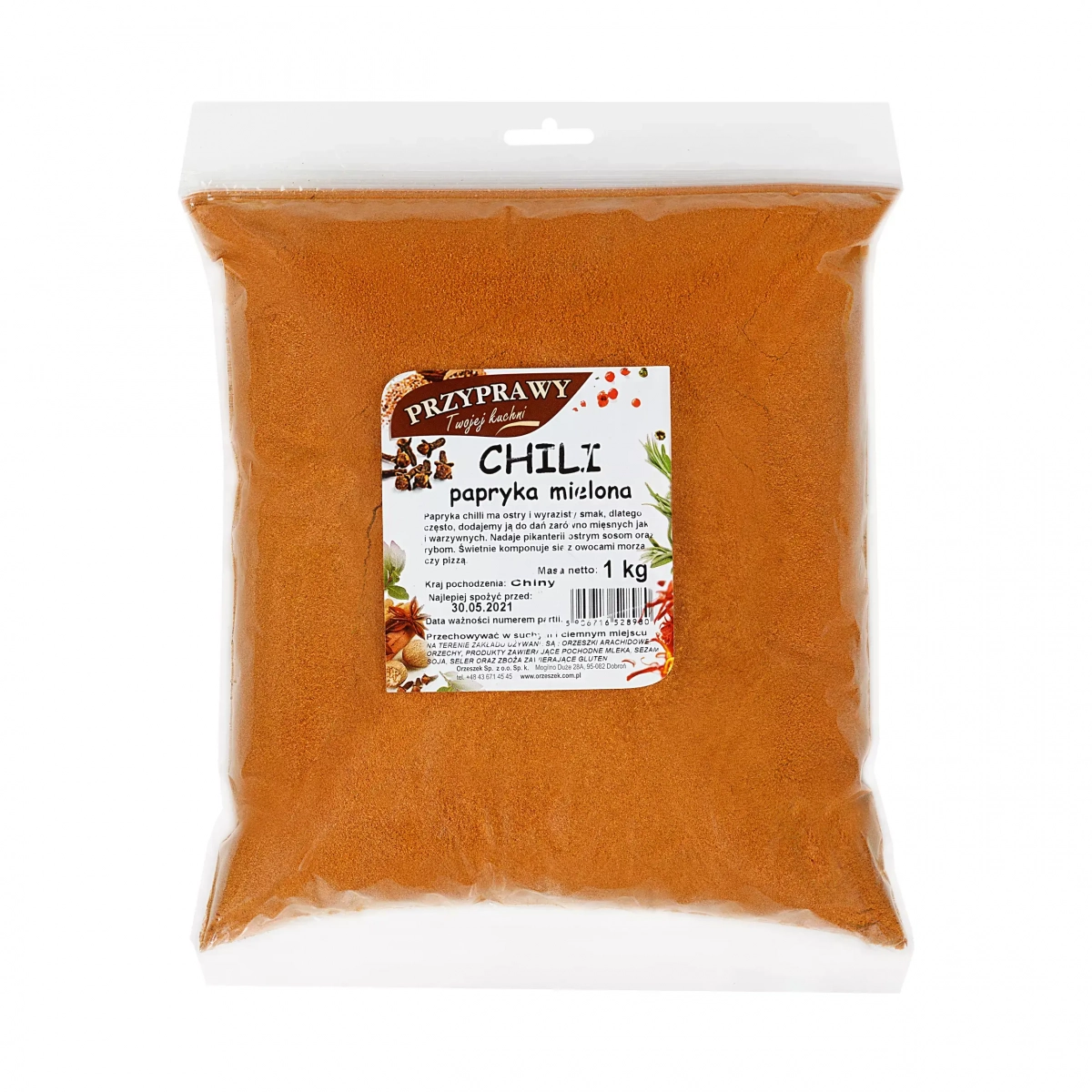 Papryka chili mielona Przyprawy Twojej kuchni - 1 kg