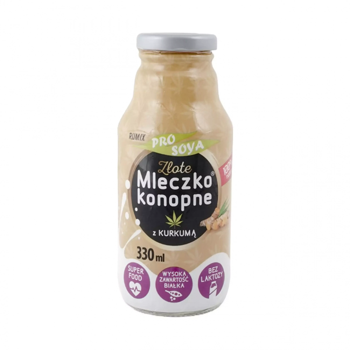 Mleczko konopne z kurkumą 330 ml Pro Soya